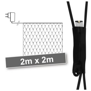 LED-Minilichterkette, 160 superwarmweiße LEDs, 2 m x 2 m