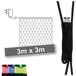 LED-Minilichterkette, 180 multicolor LEDs, 3 m x 3 m