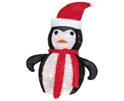 Weihnachtsleuchter, TECIDY, Pinguin, 45 warmweiße LEDs