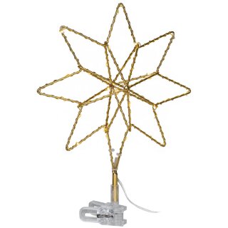 LED-Tannenbaumspitze, TOPSY, 28 warmweiße LEDs