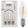LED-Filament-Topkerze, klar, E10/23-55V/0,5W, 1900K