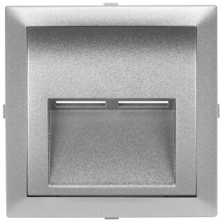 Zentralplatte, für Orientierungslicht, LOGUS 90, alu-silber