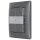 Abdeckung, 4-Tasten-Dimmer, LOGUS 90, anthrazit-grau