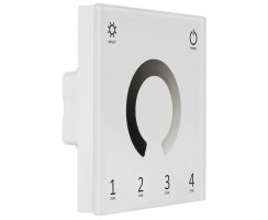 SINGLE-Color-Funk-Touchpanel, EASY CONNECT, 4-Zonen