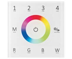 RGB/W-Color-Funk-Touchpanel, EASY CONNECT, 4-Zonen
