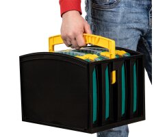 Kleinteile-Multibox, mit 4 Sortimentskästen