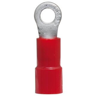 Ringkabelschuh, mit PVC-Isolation, nach DIN 46237, rot