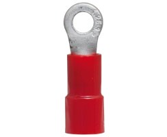 Ringkabelschuh, mit PVC-Isolation, nach DIN 46237, rot