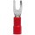 Gabelkabelschuh, mit PVC-Isolation, nach DIN 46237, rot