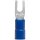 Gabelkabelschuh, mit PVC-Isolation, nach DIN 46237, blau