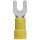 Gabelkabelschuh, mit PVC-Isolation, nach DIN 46237, gelb