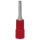 Stiftkabelschuh, mit PVC-Isolation, nach DIN 46237