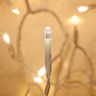 LED-Minilichterkette, warmweiße LEDs