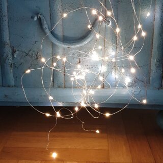 LED-Drahtbüschel, warmweiße LEDs, batteriebetrieben