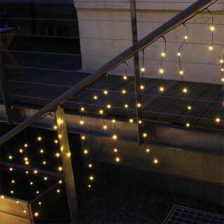 LED-Eislichtervorhang, warmweiße LEDs