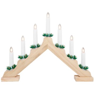 Weihnachtsleuchter, 7 x E10/34V/3W