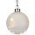Glaskugel, GLOW, warmweiße LEDs