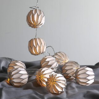 LED-Minilichterkette, ORIGAM, 10 warmweiße LEDs