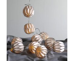 LED-Minilichterkette, ORIGAM, 10 warmweiße LEDs