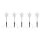 LED-Stäbe, 3 warmweiße LEDs, 5er-Set