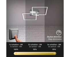 LED-Deckenleuchte, FRAMES, 3000K