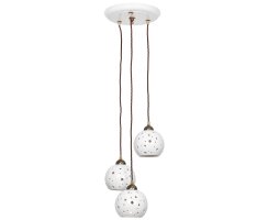Pendelleuchte, 3 x E14/40W, Keramik