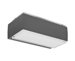 LED-Außenwandleuchte, 2 LED/5W