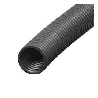 flexibles PVC-Isolierrohr, metrisch, gewellt, schwarz
