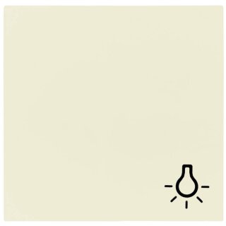 Wippe für Taster, mit Symbol, SYSTEM 55, cremeweiß glänzend