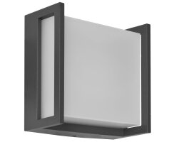 LED-Außenwandleuchte, QUBO, LED/8,5W