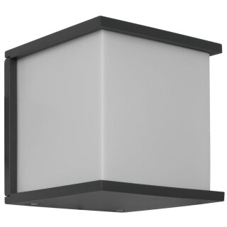 LED-Außenwandleuchte, BOX CUBE, 1 x E27/15W