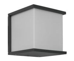 LED-Außenwandleuchte, BOX CUBE, 1 x E27/15W