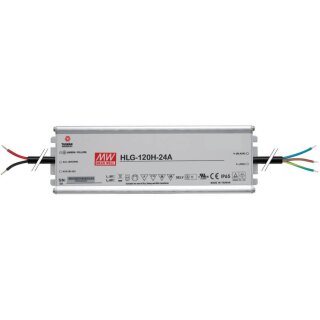 LED-Netzteil, HLG 24V-DC, 120-320W, Aluminiumgehäuse