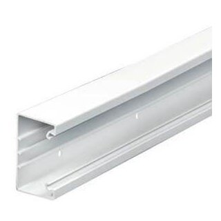 PVC-Brüstungskanal, GK, Unterteil, reinweiß (RAL 9010), Länge 2 m