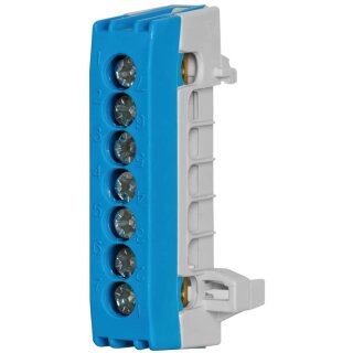 Neutralleiter-Klemme für Normschiene, 16 mm²