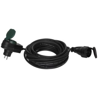 Schutzkontakt-Gummiverlängerung, H05RR-F 3G x 1,5²