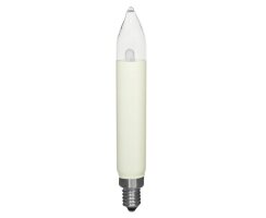LED-Schaftkerze, E10/8-34V, warmweiß