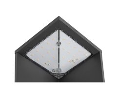 LED-Solar-Poller-/Sockelleuchte, NUSOLAR, warmweiße LED