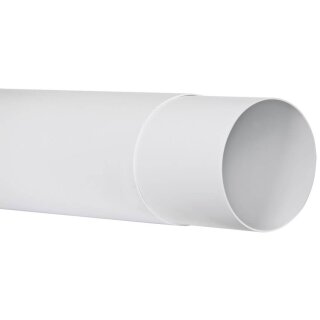 Teleskop-Rohre, Kunststoff, Länge 300 - 500 mm, weiß