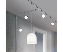 Pendelleuchte, ONTARIO, DUOline - Track System, 1 x E14/5W
