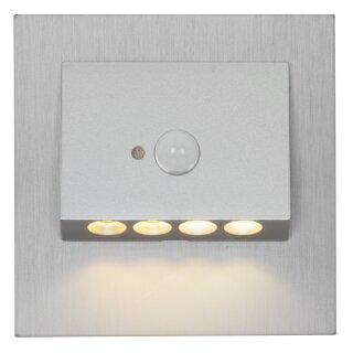 Wand- und Treppeneinbauleuchte, NAVI, LED/0,93W, 24 lm, 3100K, mit Bewegungsmelder