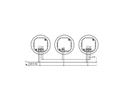 Wand- und Treppeneinbauleuchte, NAVI, LED/0,93W, 24 lm, 3100K, mit Bewegungsmelder