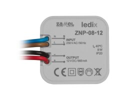 LED-Netzteil, 12V-DC/8-15W