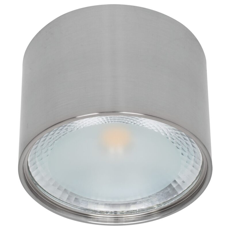 Deckenleuchte, LEDs/230V/12W, 1250 lm, 3000K, Nickel matt Nickel matt