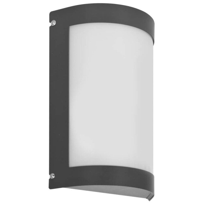 Außenwandleuchte, 1 x E27/75W, anthrazit anthrazit ohne Gitter