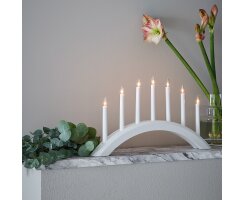 Lichterbogen, AVENTO, 7 x E10/34V/3W weiß