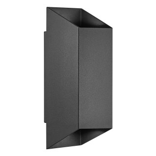 Nordlux Nico Außenwandleuchte Wandleuchte Aluminium QUADRAT, 2 x GU10