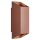 Nordlux Nico Außenwandleuchte Wandleuchte Aluminium QUADRAT, 2 x GU10