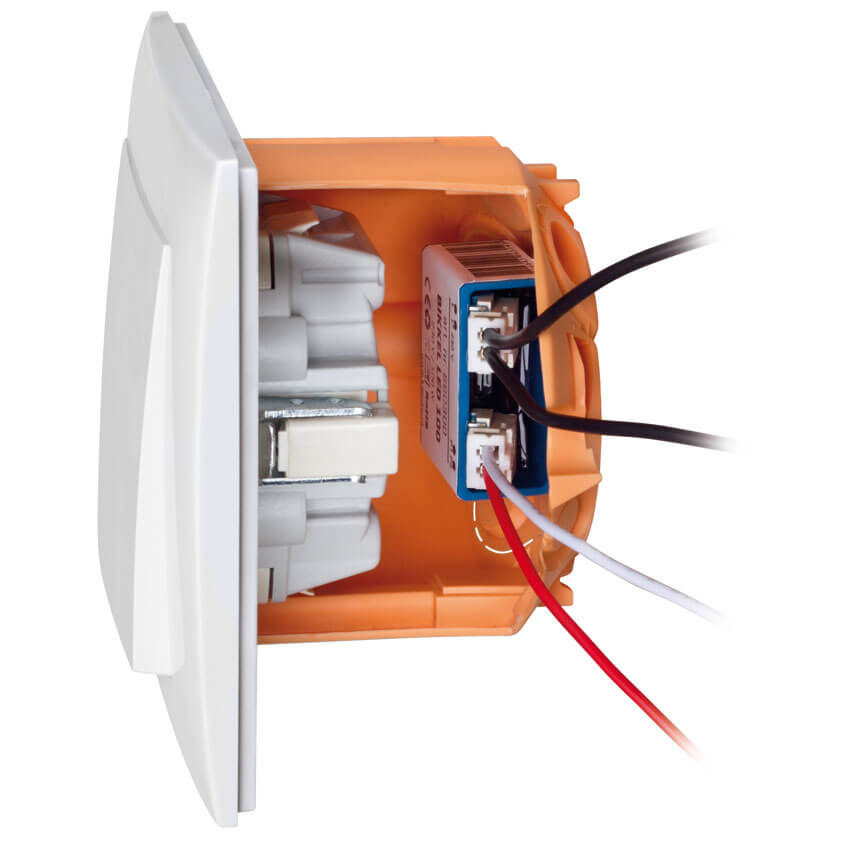 LED Tastdimmer Einbau hinter Schalter Anschluss Beispiel